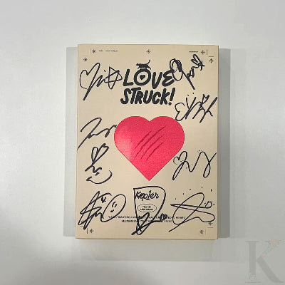 Kep1er - 4th Mini Album [LOVESTRUCK!] (LOVE STRIKE Ver.) [PROMO/NOT FOR SALE] HAND-SIGNED ALBUM