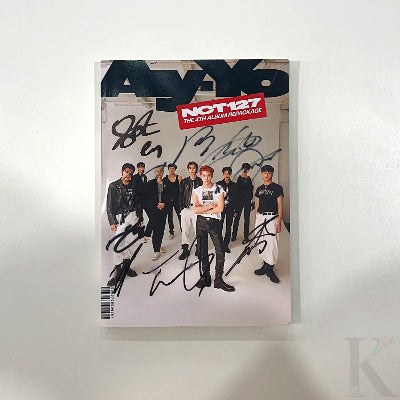 NCT 127 - The 4th Album Repackage [Ay-Yo] (B Ver.) [PROMO/NOT FOR SALE] HAND-SIGNED ALBUM