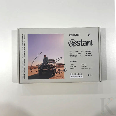 KYUHYUN (Super Junior) - EP [Restart] (START Ver.) [PROMO/NOT FOR SALE] HAND-SIGNED ALBUM