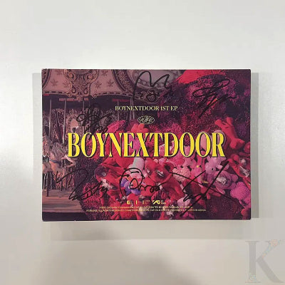 BOYNEXTDOOR - 1st EP [WHY..] (DAZED Ver.) [PROMO/NOT FOR SALE] HAND-SIGNED ALBUM