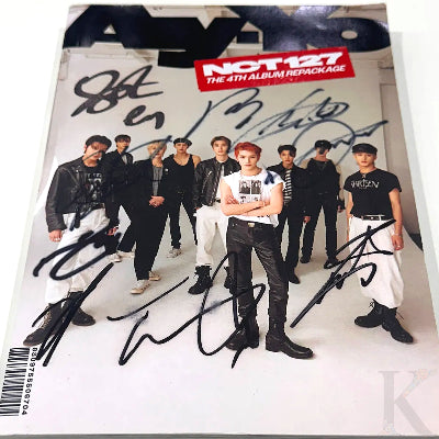 NCT 127 - The 4th Album Repackage [Ay-Yo] (B Ver.) [PROMO/NOT FOR SALE] HAND-SIGNED ALBUM