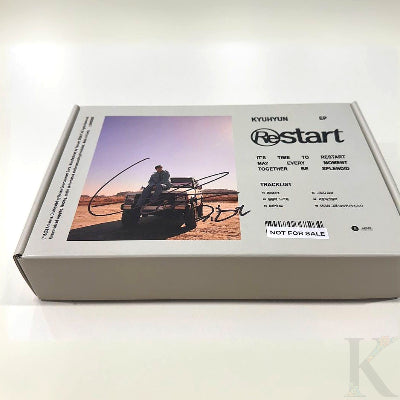 KYUHYUN (Super Junior) - EP [Restart] (START Ver.) [PROMO/NOT FOR SALE] HAND-SIGNED ALBUM