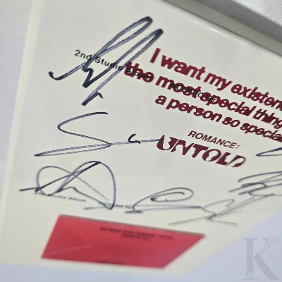 ENHYPEN - 2nd Studio Album [ROMANCE : UNTOLD] (INCEPTIO Ver.) [PROMO/NOT FOR SALE] HAND-SIGNED ALBUM