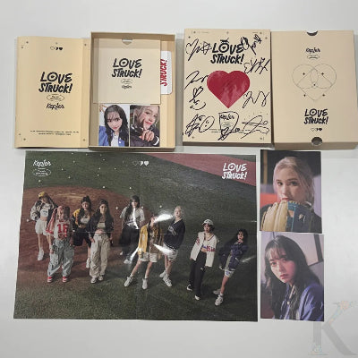 Kep1er - 4th Mini Album [LOVESTRUCK!] (LOVE STRIKE Ver.) [PROMO/NOT FOR SALE] HAND-SIGNED ALBUM
