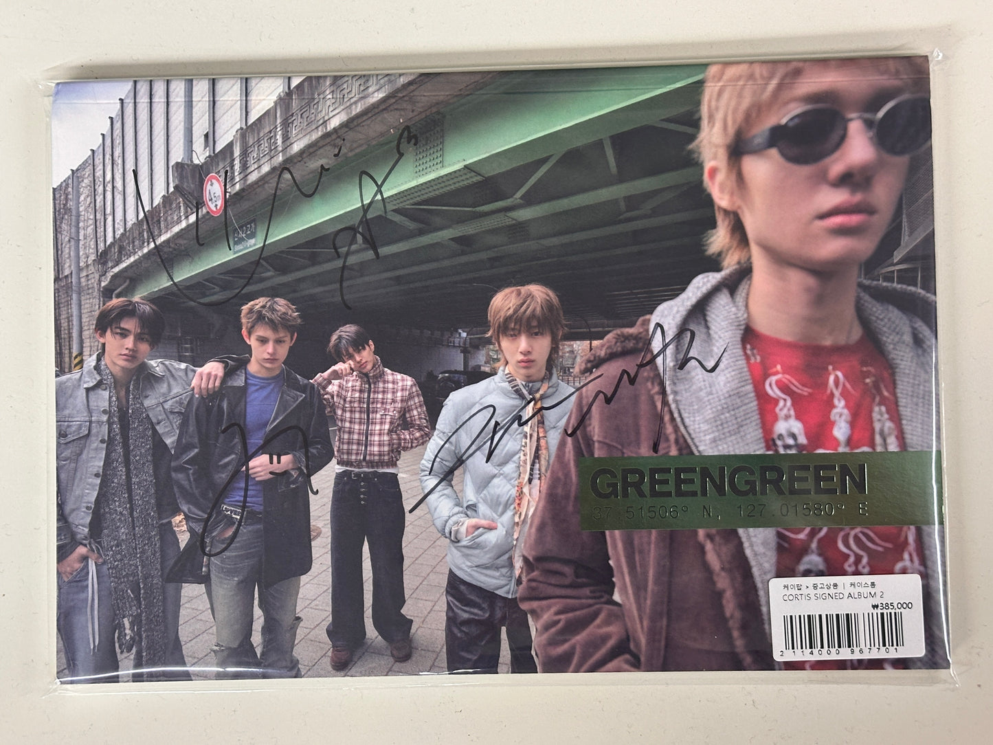 [SIGNED] CORTIS - GREENGREEN Official Hand-Autographed Album