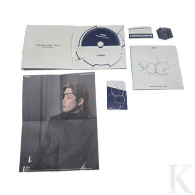 ATEEZ 13th Mini Album GOLDEN HOUR Part.4 Digipack Ver. CD + Random Photocard | Official K-Pop Album