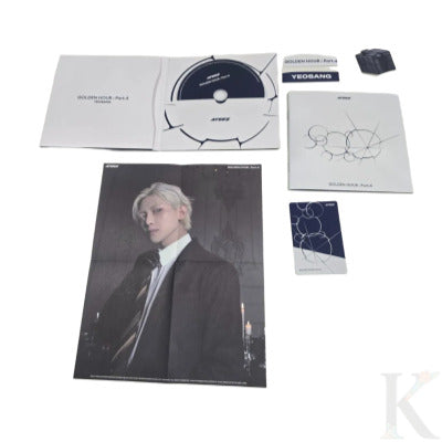 ATEEZ 13th Mini Album GOLDEN HOUR Part.4 Digipack Ver. CD + Random Photocard | Official K-Pop Album