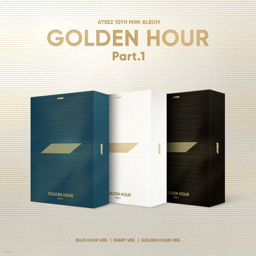ATEEZ - 10thミニアルバム「GOLDEN HOUR : Part.1」[ランダム / セット]