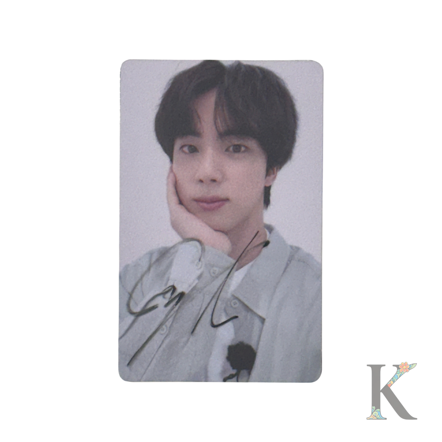 BTS Butter Hybe Insight Museum S56 Official Jin Signed Photo Card