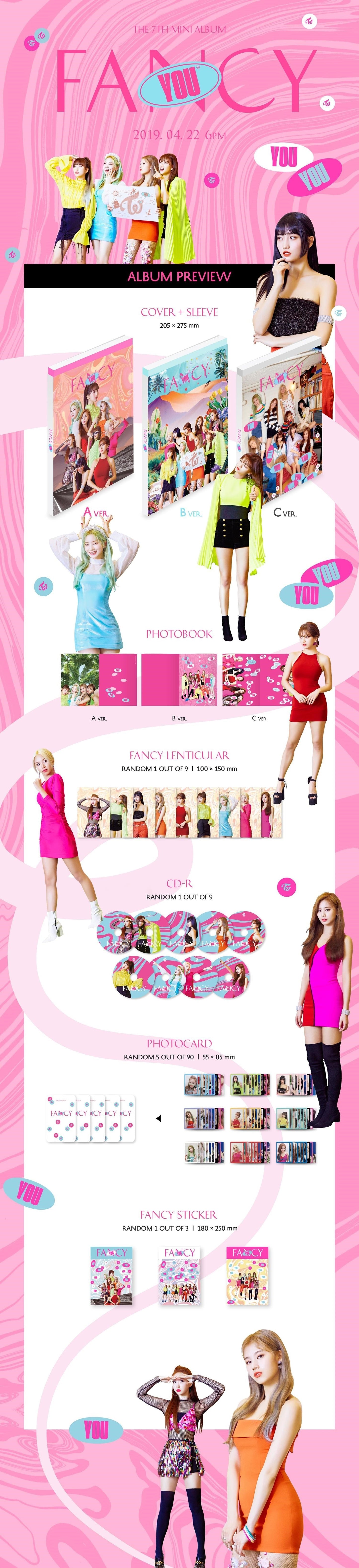 TWICE – 7thミニアルバム「Fancy You」[ランダム / セット]