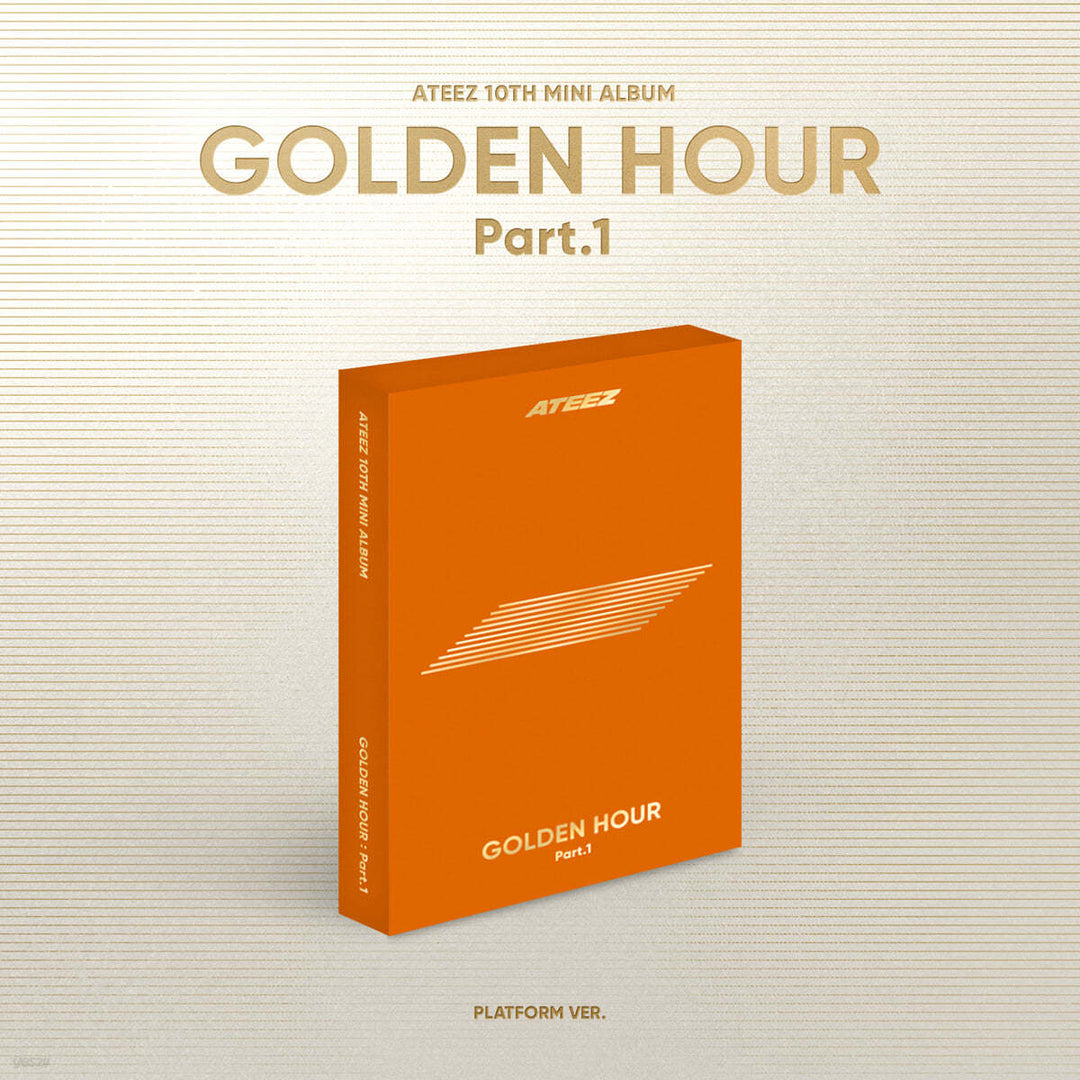 ATEEZ - 10TH MINI ALBUM 「GOLDEN HOUR : Part.1」[プラットフォーム Ver.]