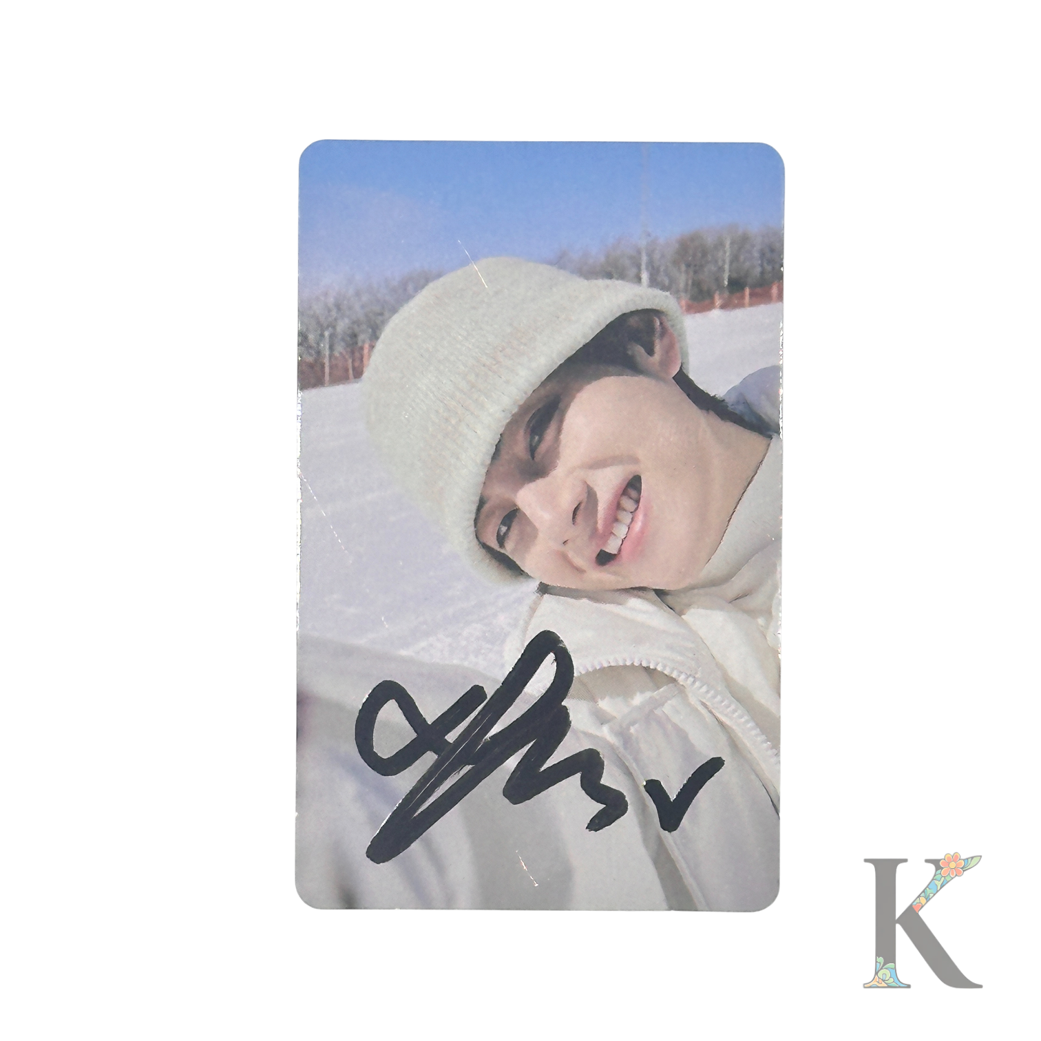BTS V 2021 Winter Package Official Signed Photo Card_01