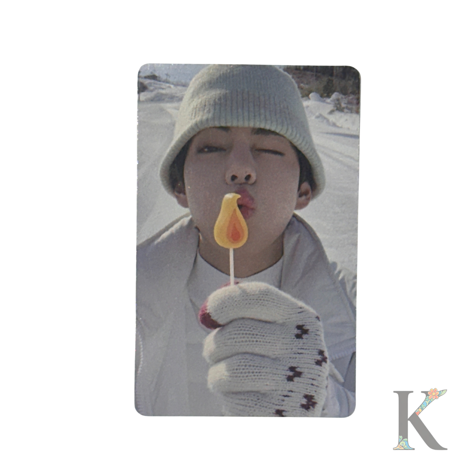 BTS V 2021 Winter Package Official Signed Photo Card_02